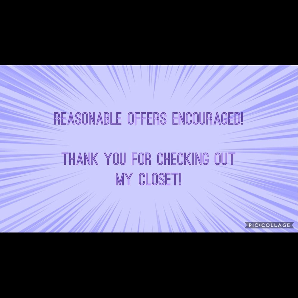 Reasonable offers encouraged!!